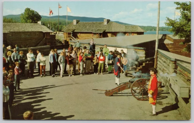 Lake George, New York Vintage Postcard, Historic Fort William Henry