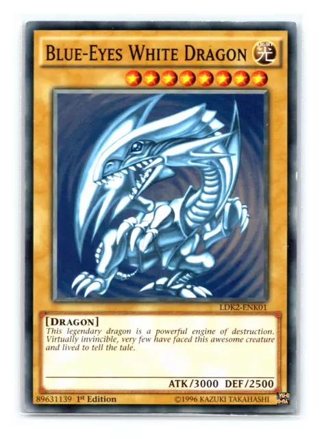 Blue-Eyes White Dragon - LDK2-ENK01 - Common - 1st Edition - Yugioh Classic Art