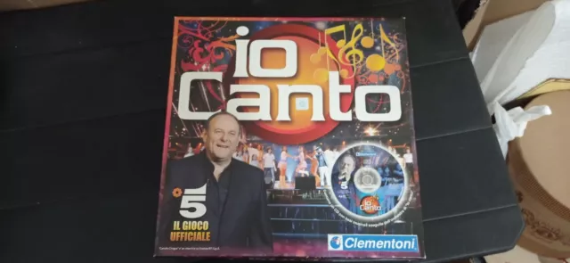 Io Canto gioco da tavolo come nuovo bellissimo con CD cantare CLEMENTONI