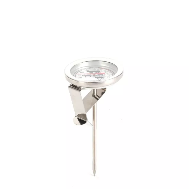 Analoger Fleischthermometer Küchenthermometer Perfekte Messung Edelstahl 3