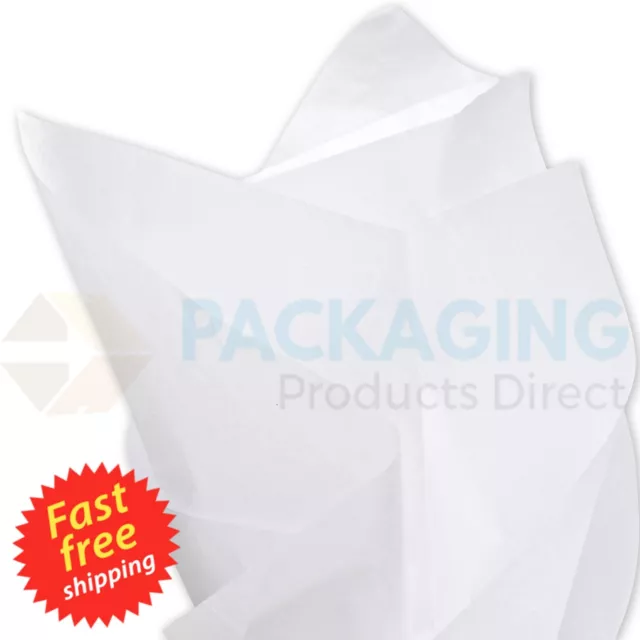 WHITE High Quality Acid Free Tissue Paper -  500mm x 750mm / 50 x 75cm 2