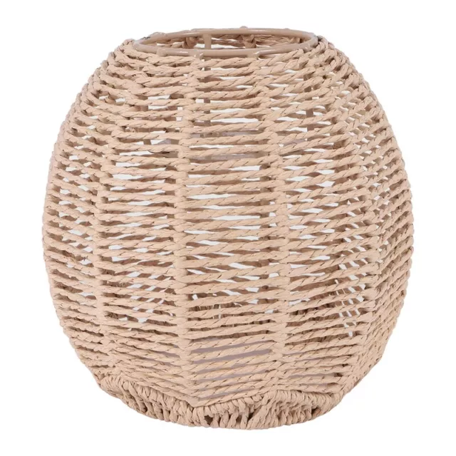 Rattan Lamp Cover Handmade Woven Chandelier Retro Lampshade2287