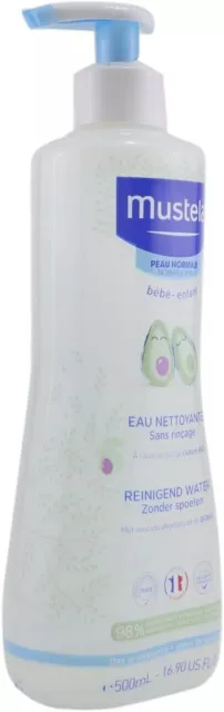 Mustela No Rinse Cleansing Water, 500 ml (Pack of 1) 3