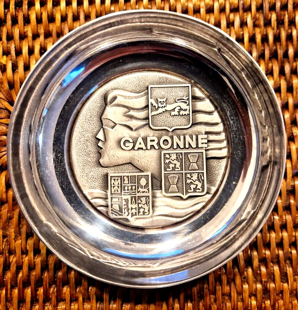 Badge/Plaque TB1175 - Bâtiment De Soutien Mobile GARONNE - Marine Française - Occasion - Collection