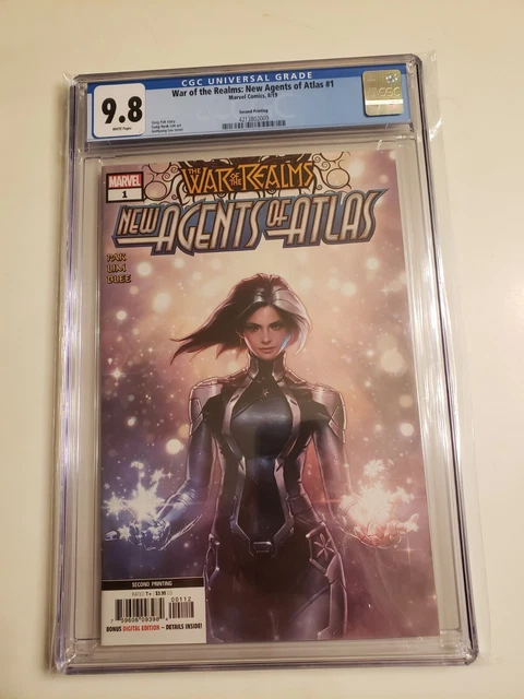 WAR OF THE REALMS NEW AGENTS OF ATLAS #1 2ND PRINT CGC 9.8 Various 1st Appearanc