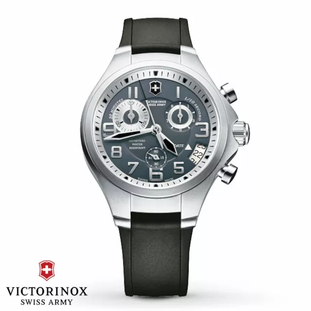 NEW VICTORINOX Swiss Army Base Camp Chronograph Men's Watch 241465 SHIP FREE