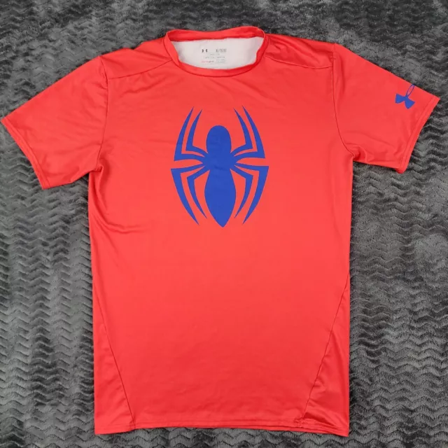 UNDER ARMOUR SPIDER Man Compression Shirt Mens XL Marvel Alter Ego Red ...