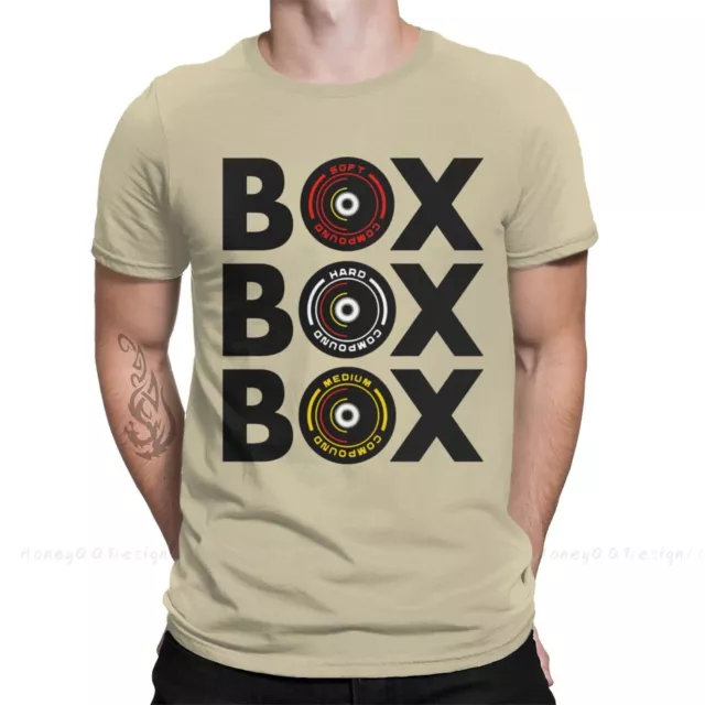 🏎️🔧📦 ¡Prepárate para el Pit Stop! Camiseta F1 "Box Box Box" 🏁🚀💨 Marrón