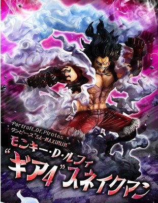 Megahouse One Piece P O P Pop Authentique Monkey D Luffy Gear 4 Snakeman Figure Eur 510 16 Picclick Fr