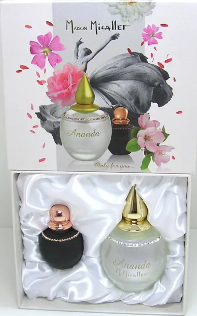 M. Micallef Ananda Black Ananda  EDP / Eau de Parfum  Damen Set 3