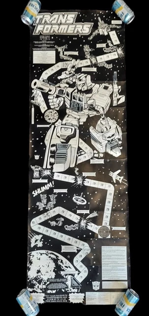 Hasbro Transformers escape to earth Uk poster 60 x 20 rare