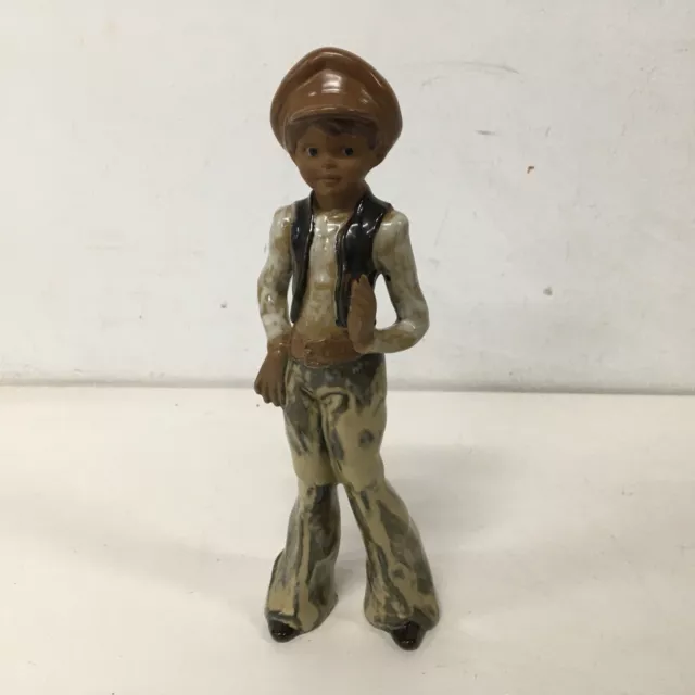 Unbranded Ceramic 26.5cm Cowboy Figurine Made in Japan (14) #452