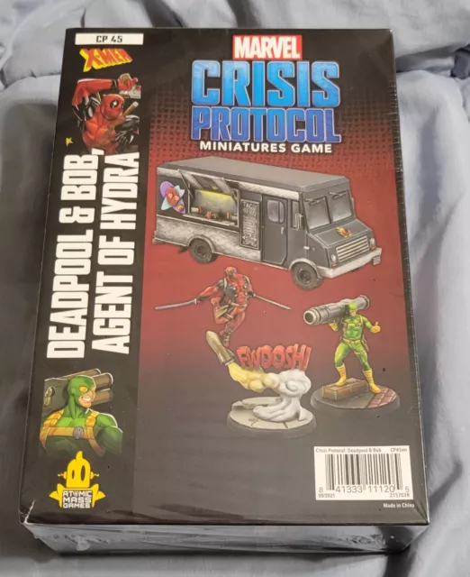 Marvel Crisis Protocol Deadpool and Bob Agent of Hydra Brand New