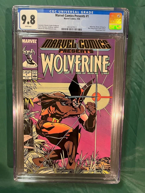 MARVEL COMICS PRESENTS #1 WOLVERINE APP WALT SIMONSON CGC 9.8 WP 1988 Key