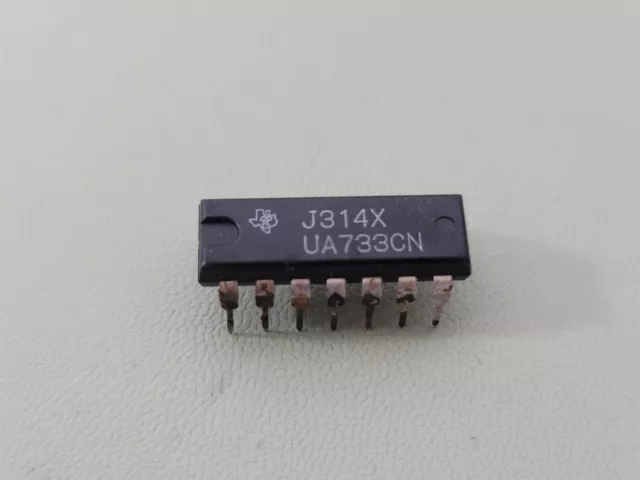 5 PCS Texas Instruments UA733CN Differential Video Amplifier 14-Pin