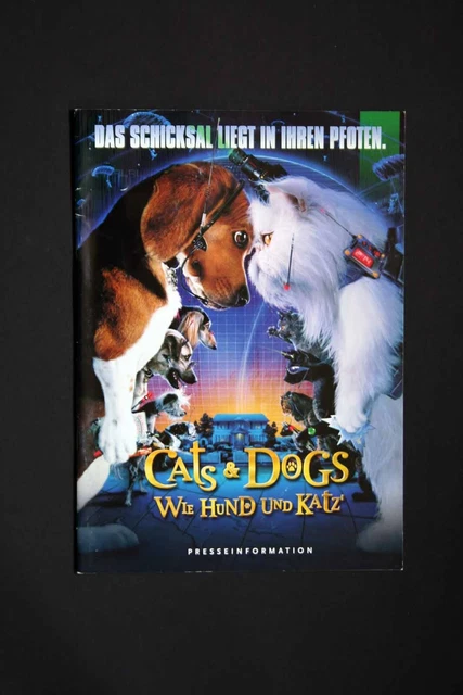 CATS + DOGS Wie Hund und Katz Alec Baldwin Presseheft + 3