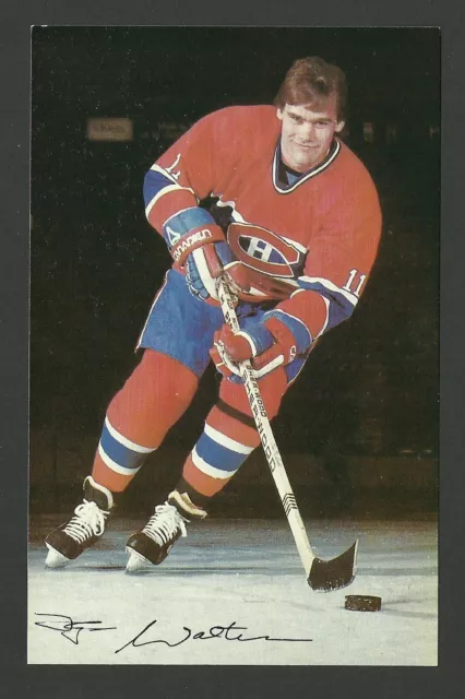 Ryan Walter Montreal Canadiens Team Issued Hockey Postcard