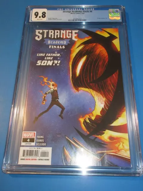 Strange Academy Finals #4 CGC 9.8 NM/M Gorgeous Gem Wow