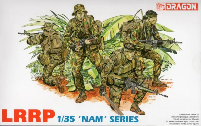 Dragon 1/35 3303 US LRRP (Vietnam War) (NAM Series) (4 Figures)