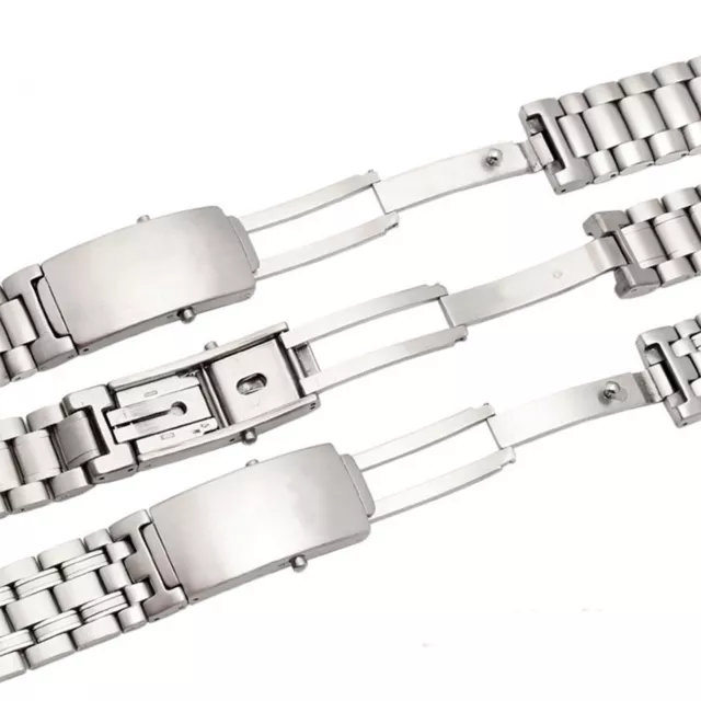 For  Seamaster 20mm Stainless Steel Watch Band Straps Bracelet with Buckle