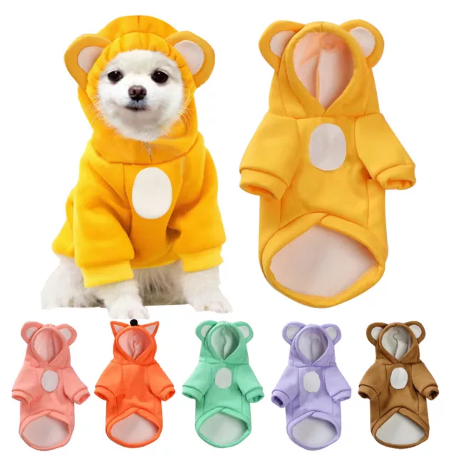 Winter Pet Dog Clothes Cat Puppy Sweatshirt Hoodies Warm Sweater Jacket Clothing