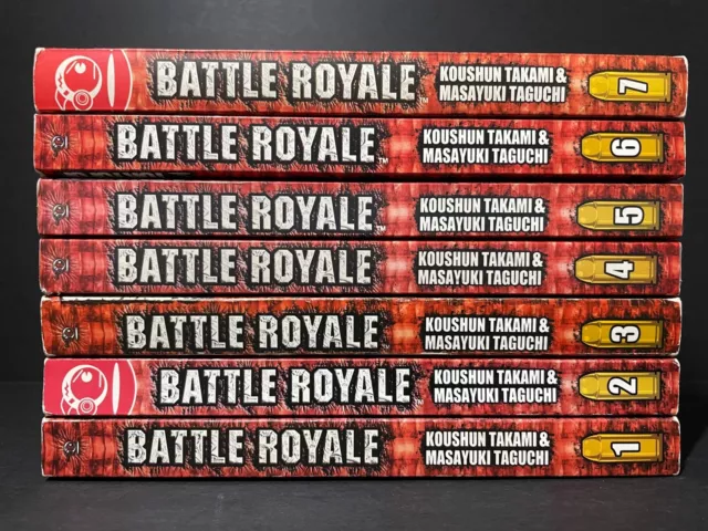 Battle Royale Manga Volumes 1-7 English OOP