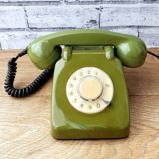 Telefono Vintage Decorativo In Resina - Ornamento Da Scrivania Retrò 7,28x6,29 Pollici - Foto 12