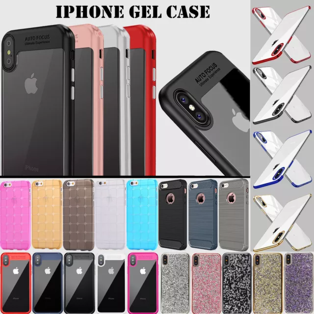 Case For iPhone 13 12 11 Pro Max XS X 8 SE 2020 Shockproof Silicone Phone