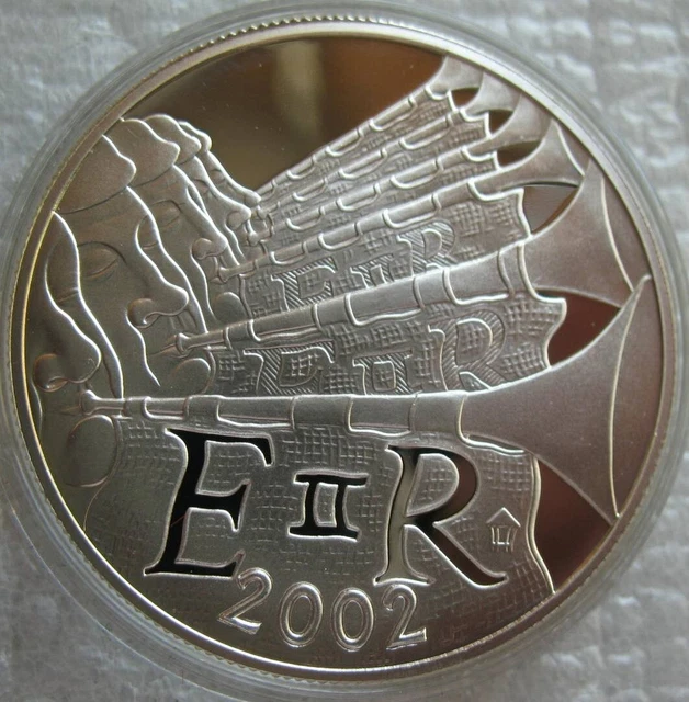 Bermuda 5 Dollars 2002 Silver Proof Gilt Coin Queen’s Golden Jubilee