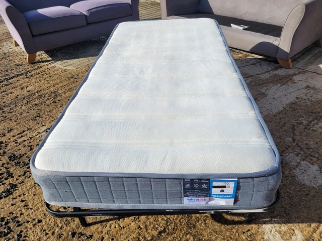 FOLD UP SINGLE Bed Frame And Mattress - Delivery Available £26.70 ...