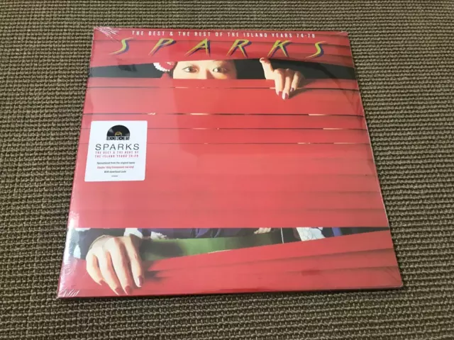 Double Album Red Vinyl 2Lp Sparks The Best & The Rest Of The Island Years (Neuf