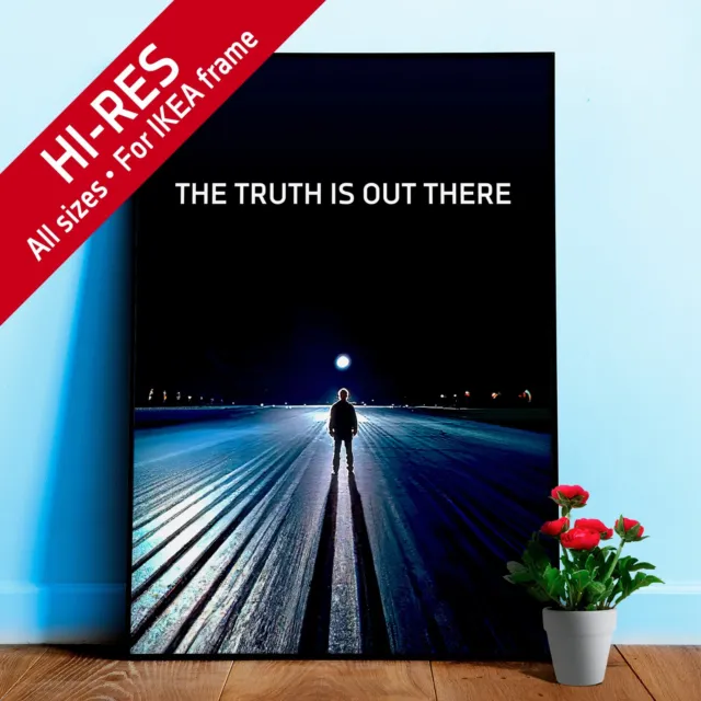The Truth is Out There S01E02 - Deep Throat / The X-Files poster — sci-fi poster
