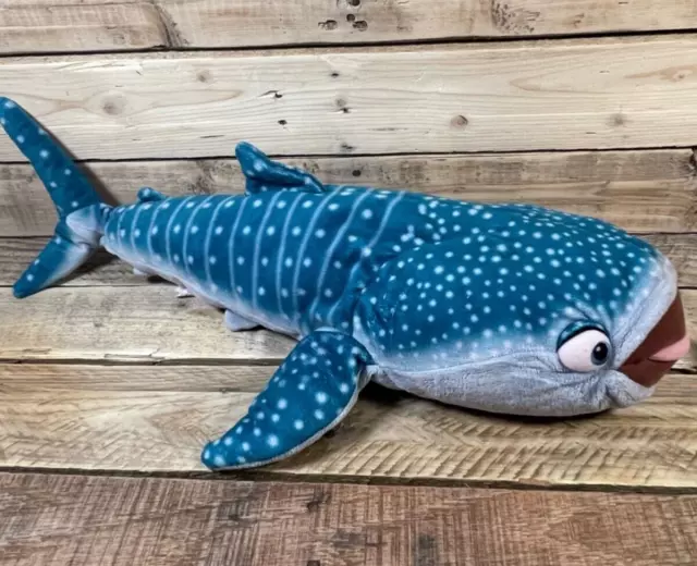 Disney Parks Destiny Plush Whale Shark 22" Large Finding Dory Nemo Stuffed Fish
