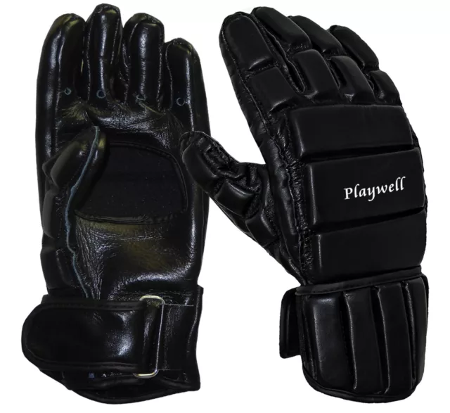 Playwell Contacto Completo Cuero Escrima Guantes Palo Combate Kali Entrenamiento