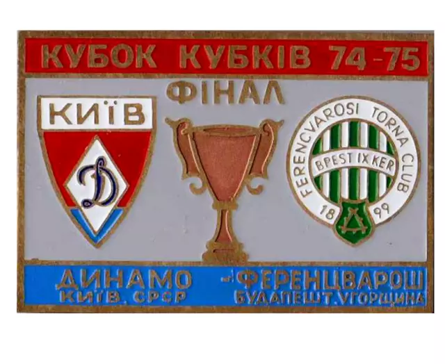 Antique Ferencvarosi TC Budapest Torna Club Bajnok FTC Football Crest Pin  Badge