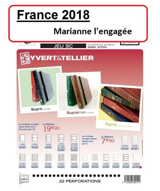 Jeu Yvert et Tellier France SC Marianne l'engagée 2018