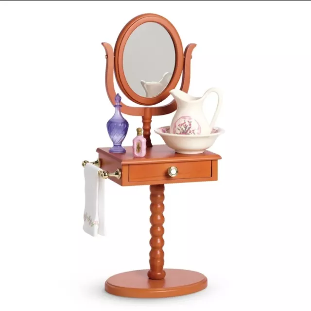 American Girl Doll Marie Grace Vanity Set Cecile NIB China Mirror Perfume