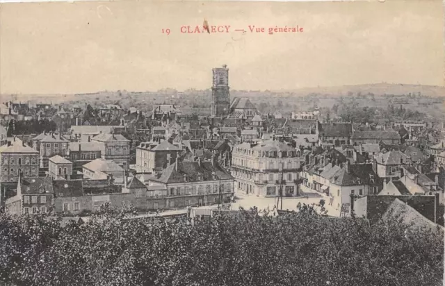 Cpa 58 Clamecy Vue Generale