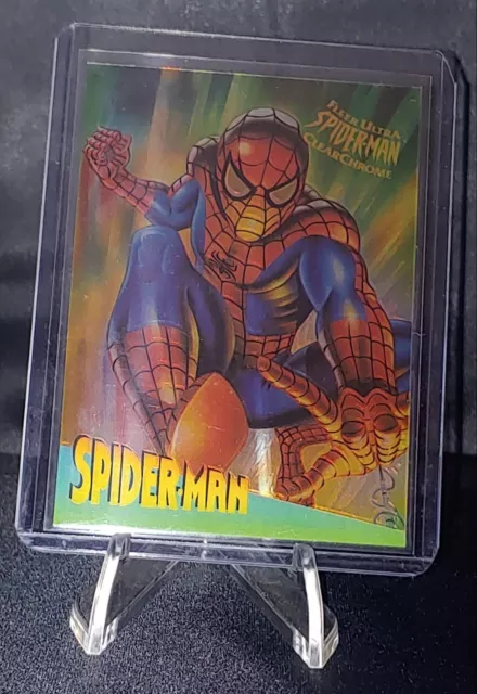 1995 Fleer Ultra Marvel Spider-Man Clear Chrome #9 Spider Man