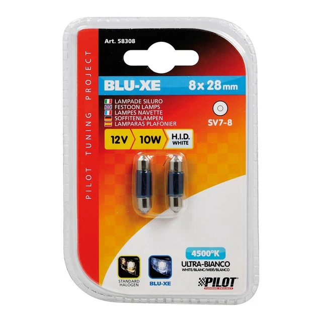 Coppia Lampadine Auto Blu Power In Vetro W5W W2,1X9,5D 12V 5W | Leroy Merlin - Foto 7