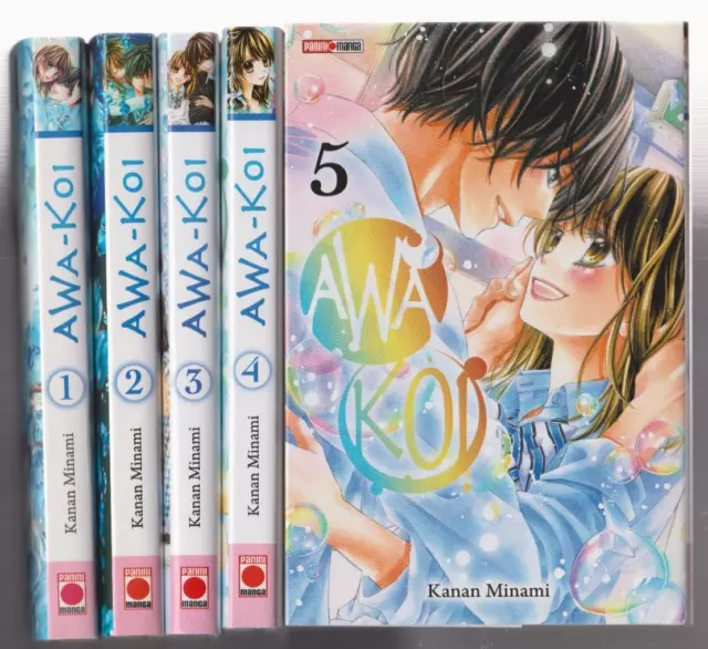 AWA-KOI tomes 1 à 5 Kanan Minami shojo MANGA série COMPLETE en français