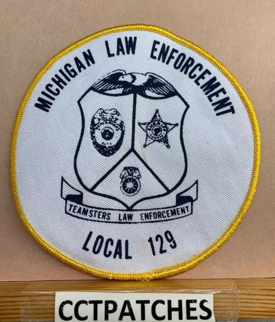 Michigan Teamsters Law Enforcement Local 129 Police Patch Mi