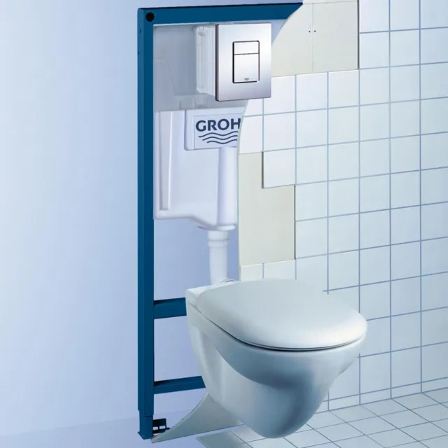 GROHE Rapid SL 1.13m 3 in 1 Set Concealed Cistern Frame Wall Hung 2