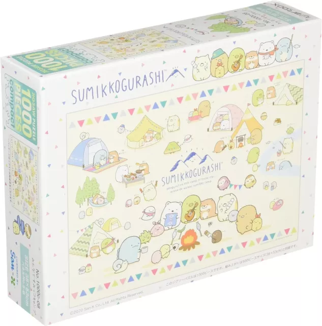 Ensky 1000 Piece Compact Jigsaw Puzzle Sumikko Gurashi Everyone's Mikko ...