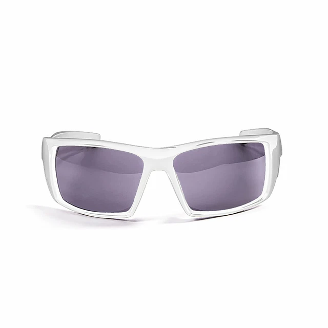 OCEAN ARUBA Floating Sunglasses Sailing & Fishing, Shiny White & Smoke Lens