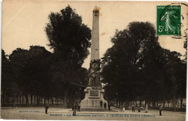 CPA Nancy-Le Monument Carnot at the Entrance of the Cours Leopold (188114)