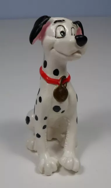 Disney Vtg 101 Dalmatians 2.5'' Pongo Pvc Figure Bully Bullyland Hand-Painted 3