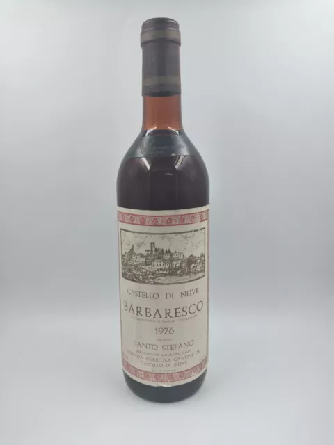 Vino Barbaresco 1976 Castello Di Neive Vigneto Santo Stefano Doc 75 Cl. 13%