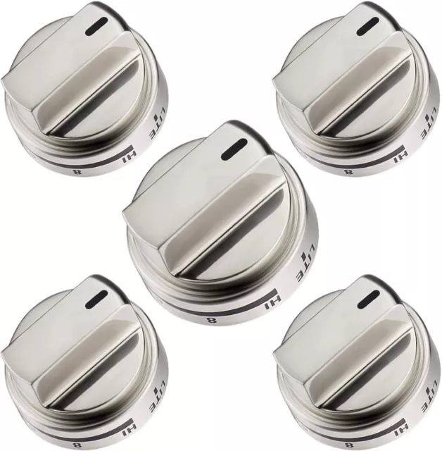 AEZ73453509 Oven Range Stove Knob Assembly Compatible with AEZ73093308 5-PACK