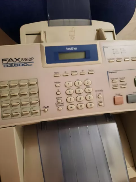 Brother FAX 8360P - Laserfax - Inkl.  Trom.
